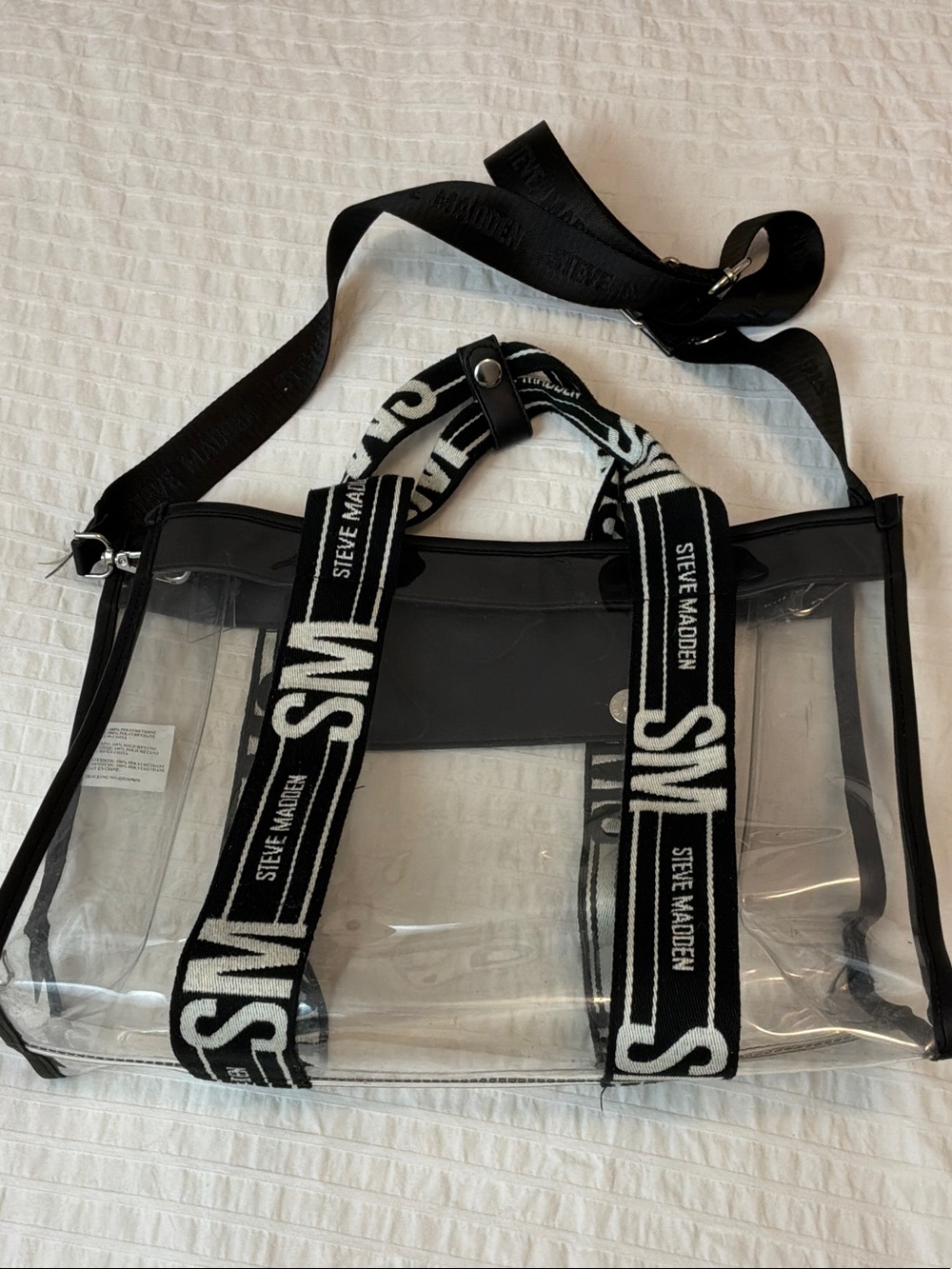 Steve Madden Clear Crossbody Bag